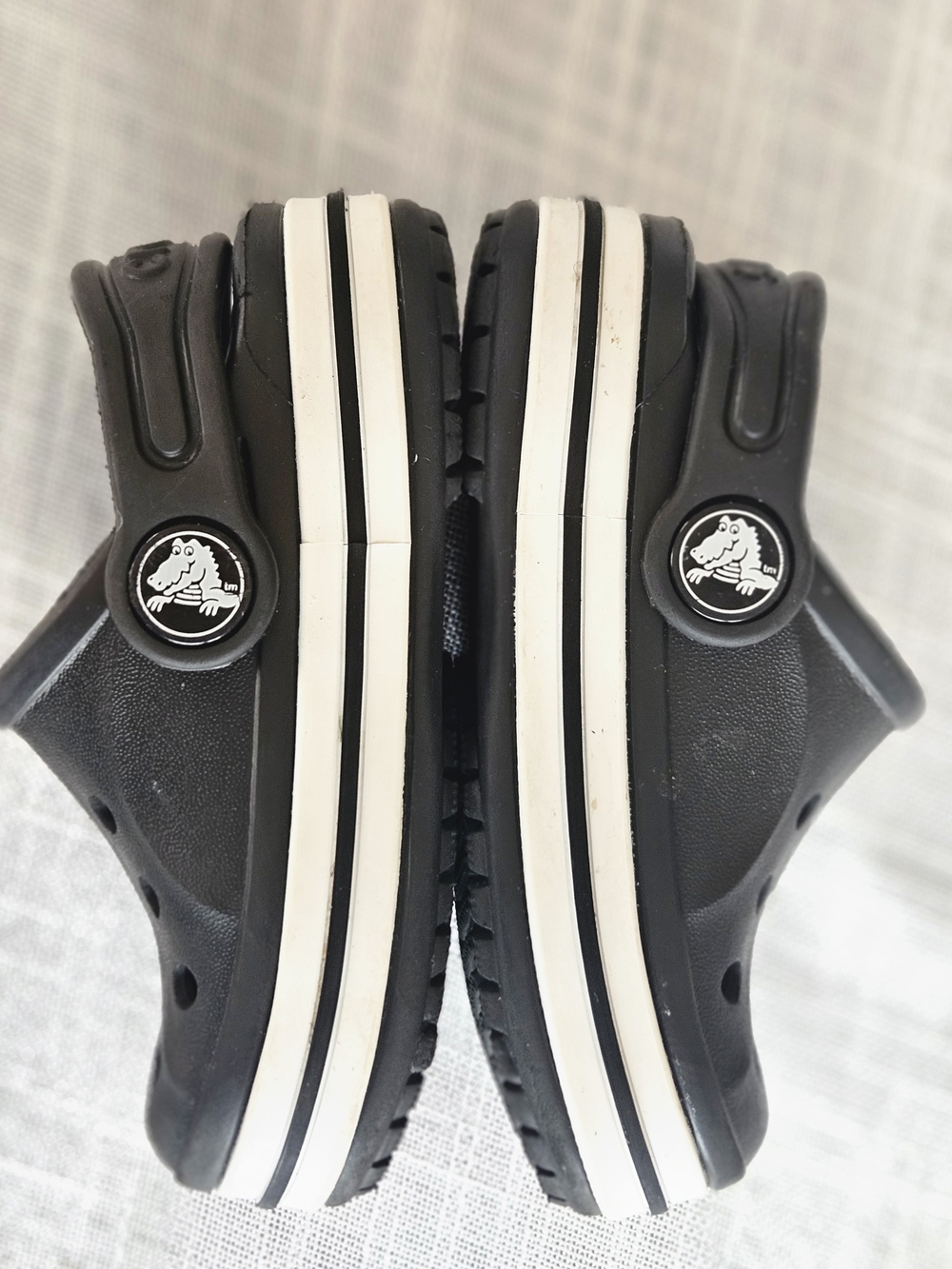 ​Crocs Toddler Bayaband Clogs - Black/White - Size 5C - Picture 8 of 8
